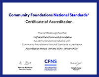 2025 Qualified Community Foundation Certificate